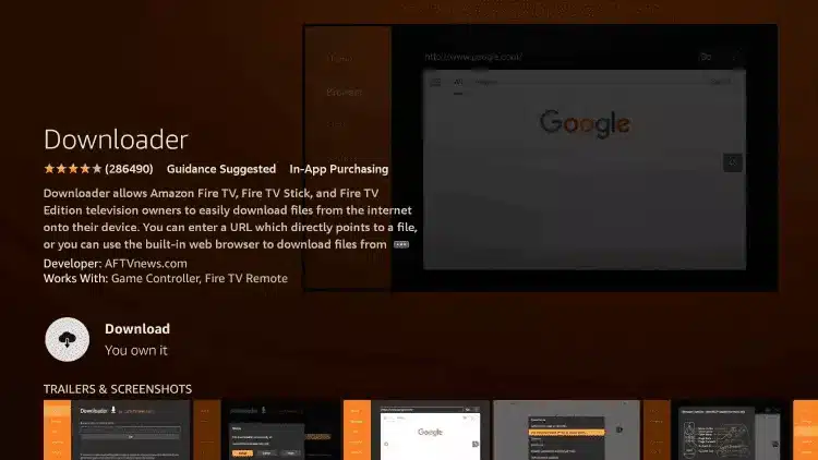 downloader on firestick new interface 6 - Installasjon IPTVNOR