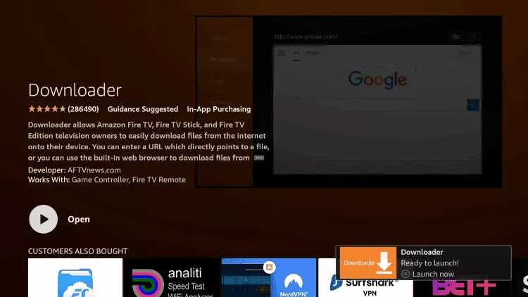 downloader on firestick new interface 8 - Installasjon IPTVNOR